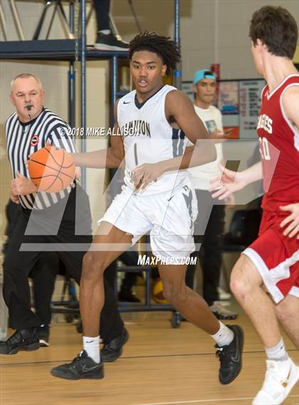 Thumbnail 1 in Hamilton Heights Christian Academy vs. Dawson Christian Academy photogallery.