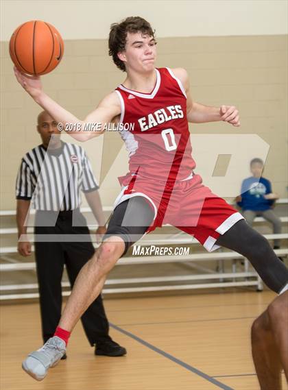 Thumbnail 1 in Hamilton Heights Christian Academy vs. Dawson Christian Academy photogallery.