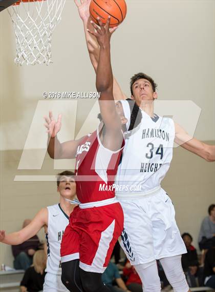 Thumbnail 3 in Hamilton Heights Christian Academy vs. Dawson Christian Academy photogallery.