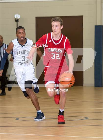 Thumbnail 3 in Hamilton Heights Christian Academy vs. Dawson Christian Academy photogallery.