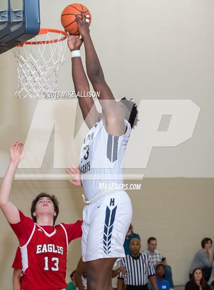 Thumbnail 3 in Hamilton Heights Christian Academy vs. Dawson Christian Academy photogallery.