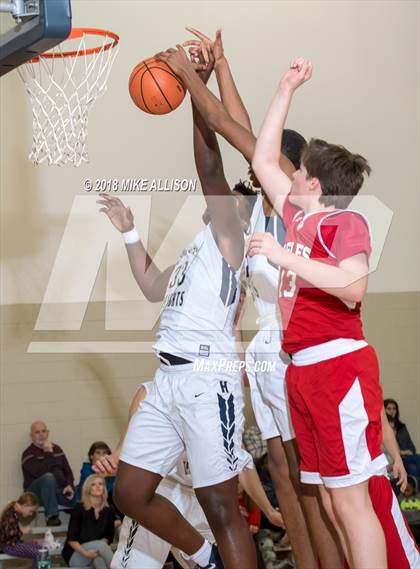 Thumbnail 3 in Hamilton Heights Christian Academy vs. Dawson Christian Academy photogallery.
