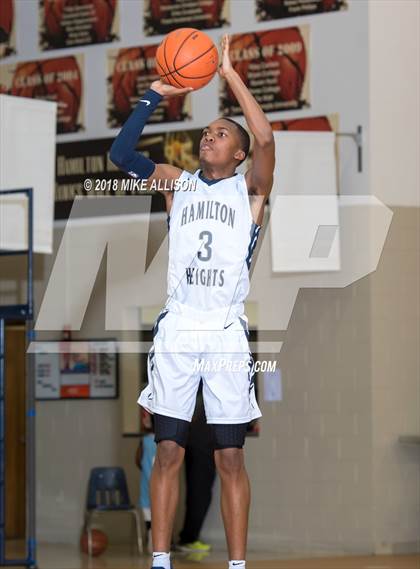 Thumbnail 2 in Hamilton Heights Christian Academy vs. Dawson Christian Academy photogallery.