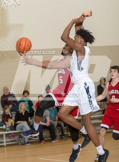 Thumbnail 3 in Hamilton Heights Christian Academy vs. Dawson Christian Academy photogallery.