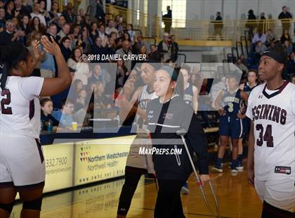 Thumbnail 2 in Our Lady of Lourdes vs. Ossining (Section 1 Class AA Final) photogallery.