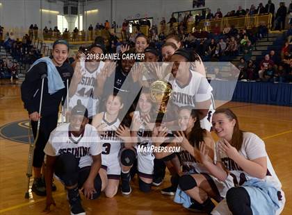 Thumbnail 3 in Our Lady of Lourdes vs. Ossining (Section 1 Class AA Final) photogallery.