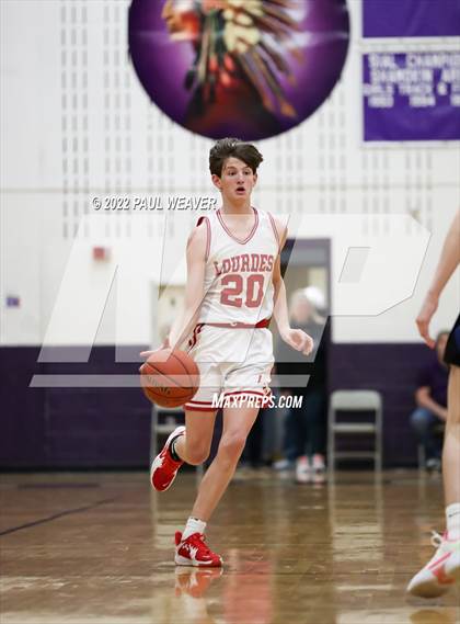 Thumbnail 1 in Our Lady of Lourdes Regional vs. Northumberland Christian (PIAA District IV Class A Consolation) photogallery.