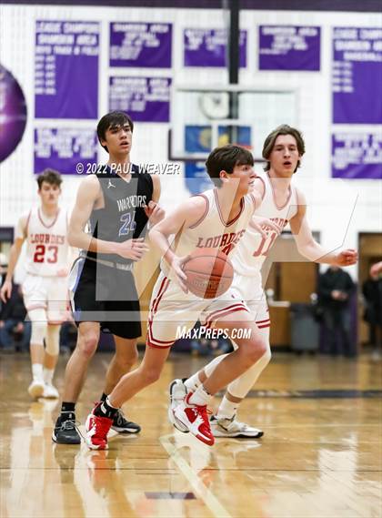 Thumbnail 1 in Our Lady of Lourdes Regional vs. Northumberland Christian (PIAA District IV Class A Consolation) photogallery.