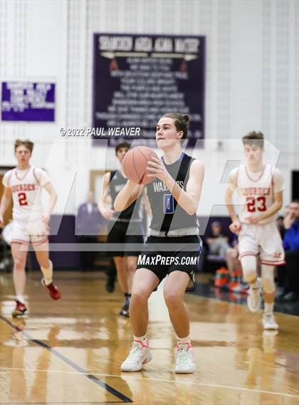 Thumbnail 2 in Our Lady of Lourdes Regional vs. Northumberland Christian (PIAA District IV Class A Consolation) photogallery.