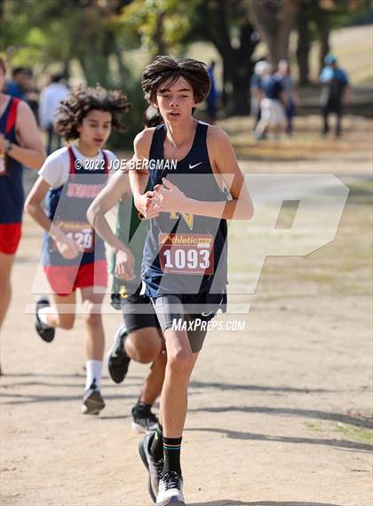 Thumbnail 2 in CIF Central Section Cross Country Championships (Boys D5 Race) photogallery.