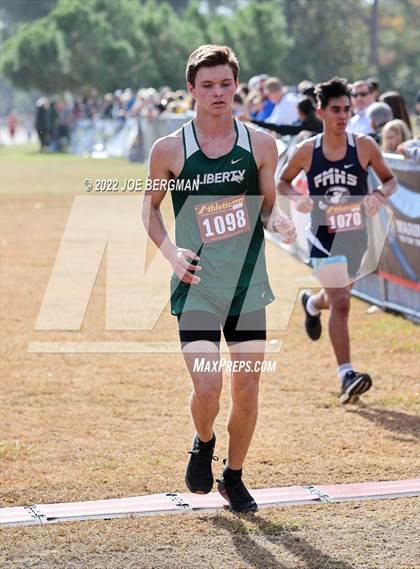 Thumbnail 2 in CIF Central Section Cross Country Championships (Boys D5 Race) photogallery.