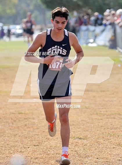 Thumbnail 2 in CIF Central Section Cross Country Championships (Boys D5 Race) photogallery.