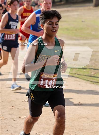 Thumbnail 1 in CIF Central Section Cross Country Championships (Boys D5 Race) photogallery.