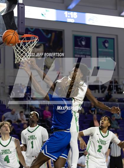Thumbnail 3 in Canterbury vs Tampa Catholic (City of Palms Classic) photogallery.