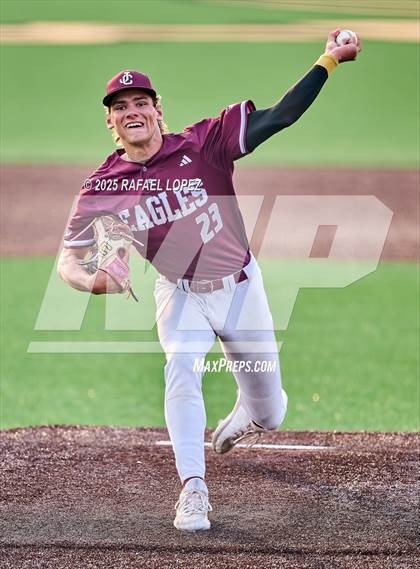 Thumbnail 1 in Schulenburg vs. Johnson City (UIL 2A D1 Baseball Regional Semis) photogallery.