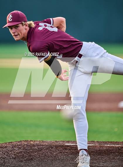 Thumbnail 2 in Schulenburg vs. Johnson City (UIL 2A D1 Baseball Regional Semis) photogallery.