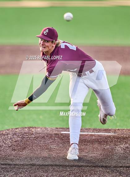 Thumbnail 2 in Schulenburg vs. Johnson City (UIL 2A D1 Baseball Regional Semis) photogallery.