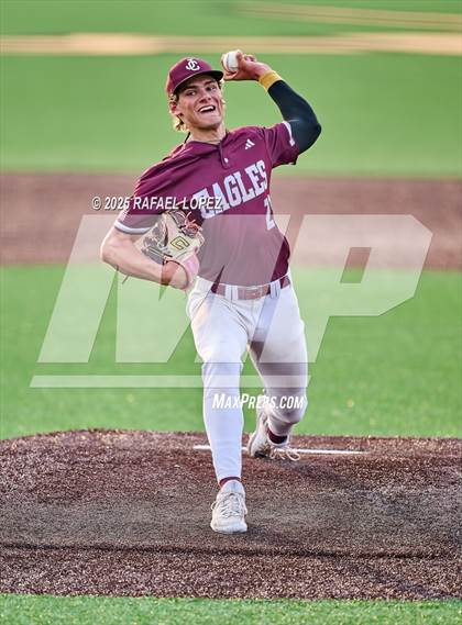 Thumbnail 3 in Schulenburg vs. Johnson City (UIL 2A D1 Baseball Regional Semis) photogallery.