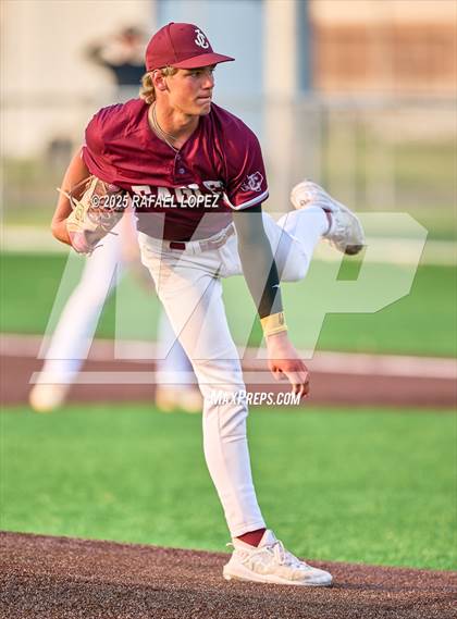 Thumbnail 2 in Schulenburg vs. Johnson City (UIL 2A D1 Baseball Regional Semis) photogallery.