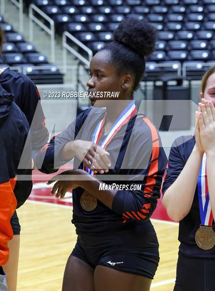Thumbnail 2 in Iola vs. Schulenburg (UIL 2A Volleyball Semifinal Medal Ceremony) photogallery.