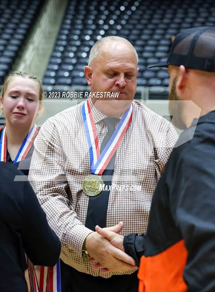 Thumbnail 3 in Iola vs. Schulenburg (UIL 2A Volleyball Semifinal Medal Ceremony) photogallery.