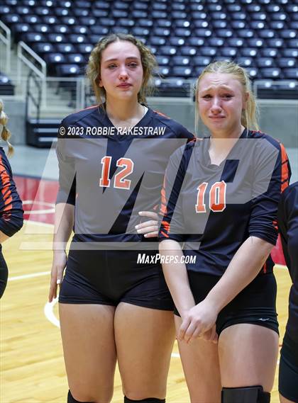 Thumbnail 3 in Iola vs. Schulenburg (UIL 2A Volleyball Semifinal Medal Ceremony) photogallery.
