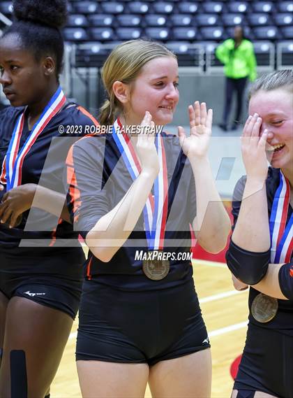 Thumbnail 3 in Iola vs. Schulenburg (UIL 2A Volleyball Semifinal Medal Ceremony) photogallery.