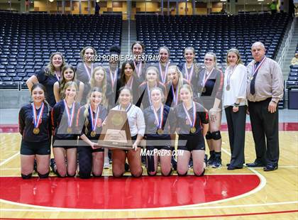 Thumbnail 1 in Iola vs. Schulenburg (UIL 2A Volleyball Semifinal Medal Ceremony) photogallery.
