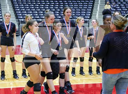 Thumbnail 1 in Iola vs. Schulenburg (UIL 2A Volleyball Semifinal Medal Ceremony) photogallery.