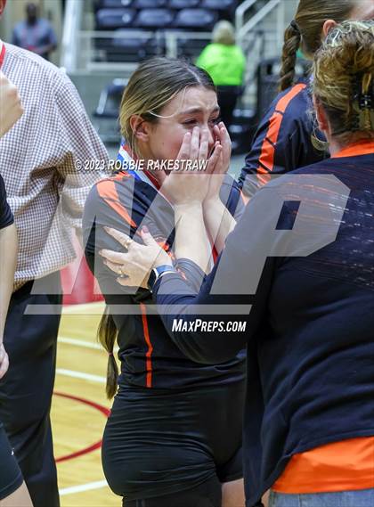 Thumbnail 2 in Iola vs. Schulenburg (UIL 2A Volleyball Semifinal Medal Ceremony) photogallery.