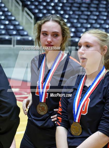 Thumbnail 2 in Iola vs. Schulenburg (UIL 2A Volleyball Semifinal Medal Ceremony) photogallery.