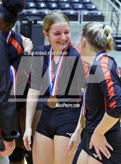 Thumbnail 3 in Iola vs. Schulenburg (UIL 2A Volleyball Semifinal Medal Ceremony) photogallery.