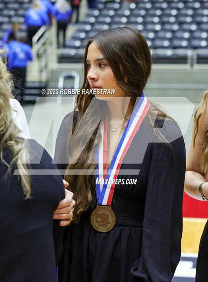 Thumbnail 1 in Iola vs. Schulenburg (UIL 2A Volleyball Semifinal Medal Ceremony) photogallery.