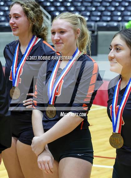 Thumbnail 1 in Iola vs. Schulenburg (UIL 2A Volleyball Semifinal Medal Ceremony) photogallery.