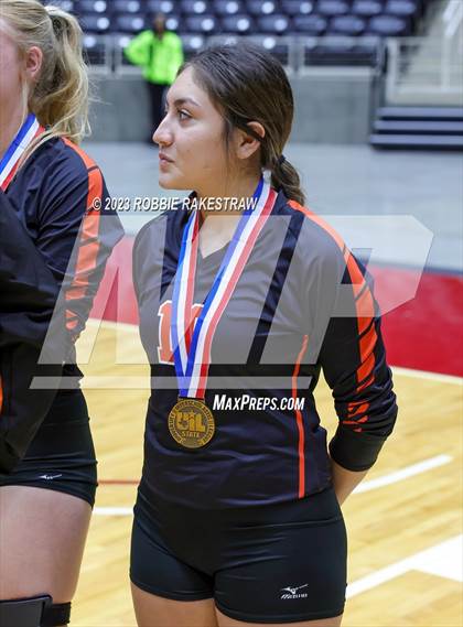 Thumbnail 3 in Iola vs. Schulenburg (UIL 2A Volleyball Semifinal Medal Ceremony) photogallery.