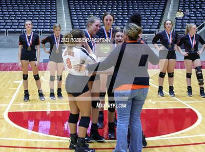 Thumbnail 2 in Iola vs. Schulenburg (UIL 2A Volleyball Semifinal Medal Ceremony) photogallery.