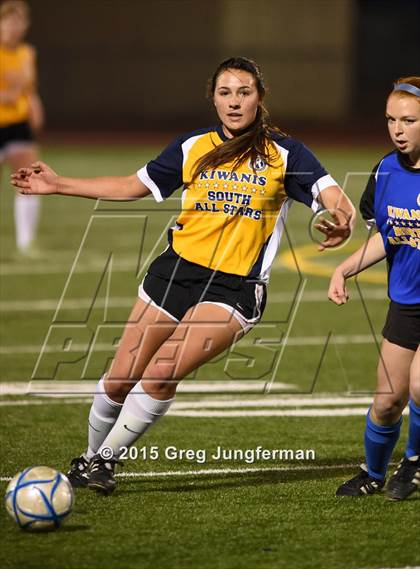 Thumbnail 2 in North vs South Kiwanis All-Star Game photogallery.