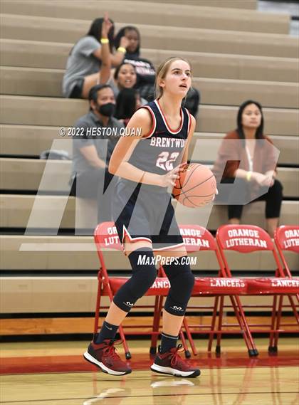 Thumbnail 2 in Brentwood School @ Orange Lutheran (CIF State D2 Playoffs) photogallery.