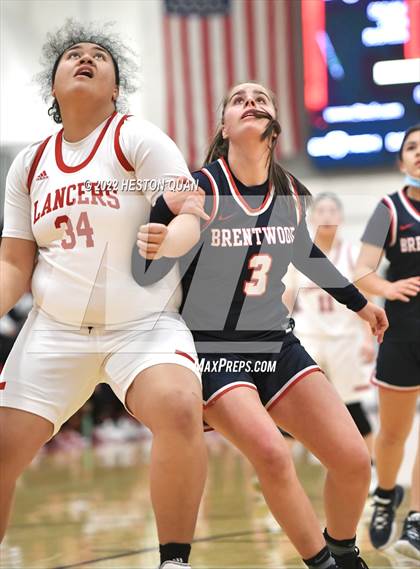 Thumbnail 2 in Brentwood School @ Orange Lutheran (CIF State D2 Playoffs) photogallery.