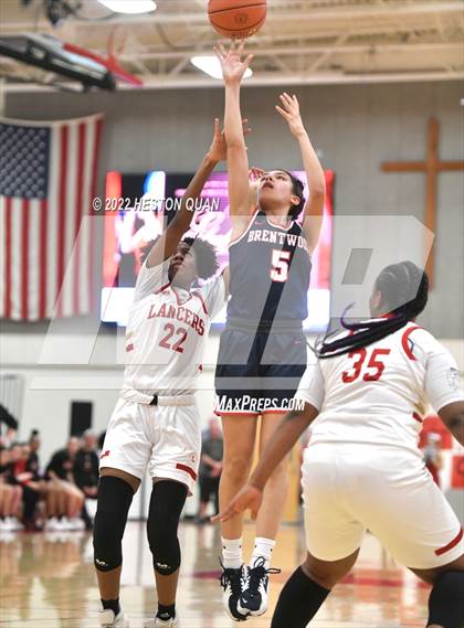 Thumbnail 2 in Brentwood School @ Orange Lutheran (CIF State D2 Playoffs) photogallery.
