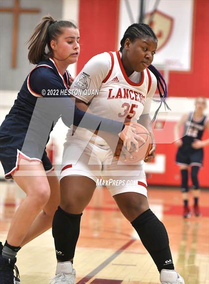 Thumbnail 3 in Brentwood School @ Orange Lutheran (CIF State D2 Playoffs) photogallery.