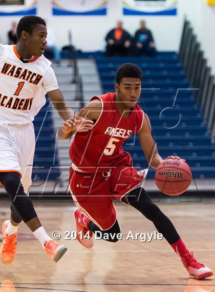 Thumbnail 2 in Wasatch Academy vs. Denver East (FreeTaxUSA Shootout) photogallery.