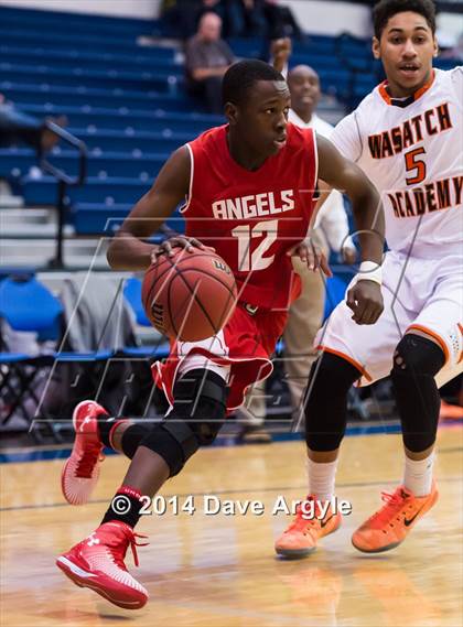 Thumbnail 3 in Wasatch Academy vs. Denver East (FreeTaxUSA Shootout) photogallery.