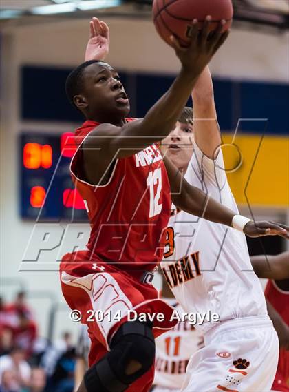 Thumbnail 1 in Wasatch Academy vs. Denver East (FreeTaxUSA Shootout) photogallery.