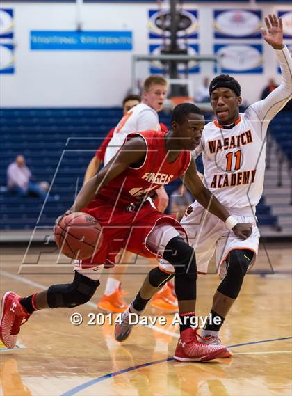 Thumbnail 2 in Wasatch Academy vs. Denver East (FreeTaxUSA Shootout) photogallery.