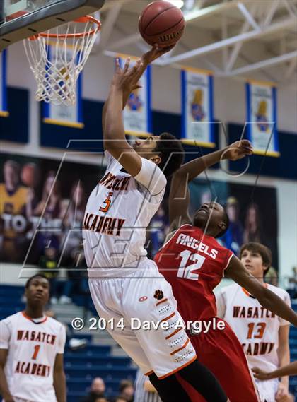 Thumbnail 3 in Wasatch Academy vs. Denver East (FreeTaxUSA Shootout) photogallery.