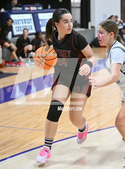 Thumbnail 2 in Odyssey Institute vs. North Valley Christian Academy (ALA Coyotes Basketball Invitational) photogallery.