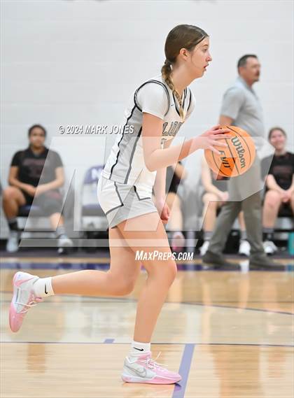 Thumbnail 2 in Odyssey Institute vs. North Valley Christian Academy (ALA Coyotes Basketball Invitational) photogallery.