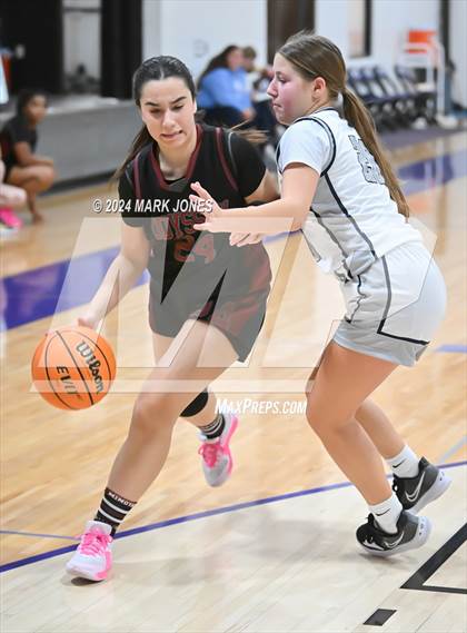Thumbnail 3 in Odyssey Institute vs. North Valley Christian Academy (ALA Coyotes Basketball Invitational) photogallery.