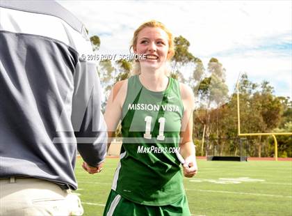 Thumbnail 1 in Rancho Bernardo vs. Mission Vista (CIF SDS D2 Final) photogallery.